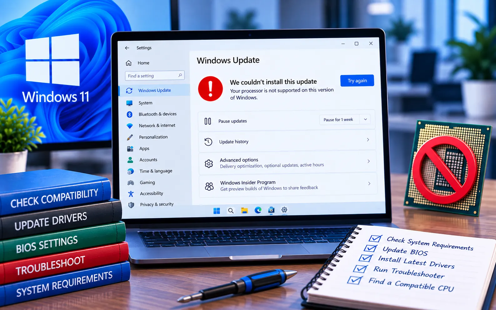 Windows Update Error Code 0x800700C1 fix